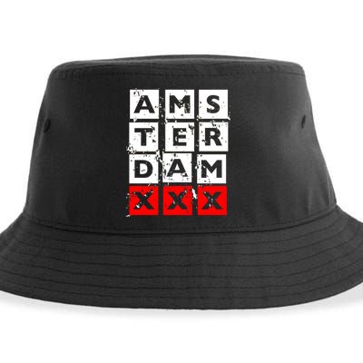 Amsterdam Red Light District Sustainable Bucket Hat