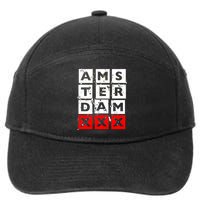 Amsterdam Red Light District 7-Panel Snapback Hat