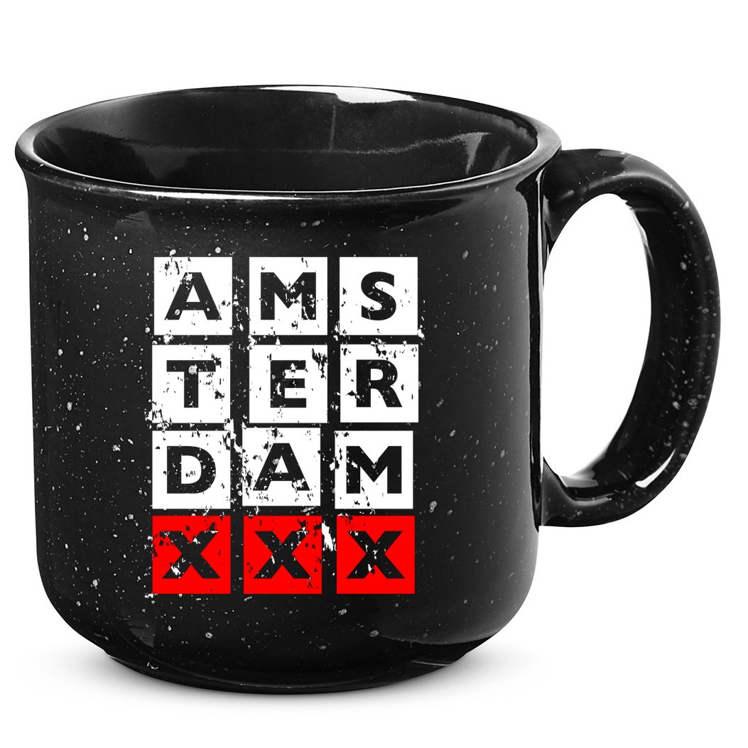 Amsterdam Red Light District 15oz Campfire Ceramic Mug