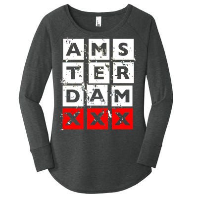 Amsterdam Red Light District Women's Perfect Tri Tunic Long Sleeve Shirt