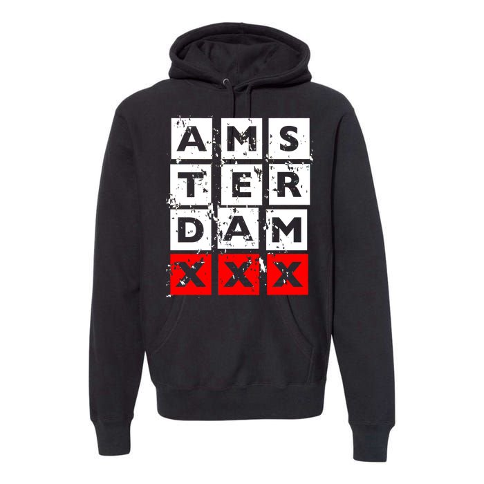 Amsterdam Red Light District Premium Hoodie