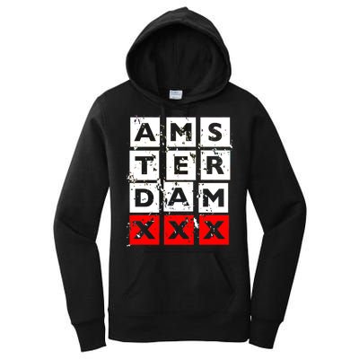 Amsterdam Red Light District Women's Pullover Hoodie