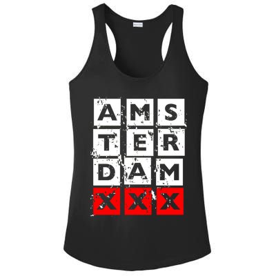 Amsterdam Red Light District Ladies PosiCharge Competitor Racerback Tank