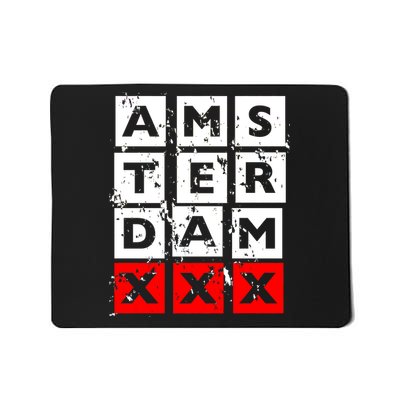 Amsterdam Red Light District Mousepad