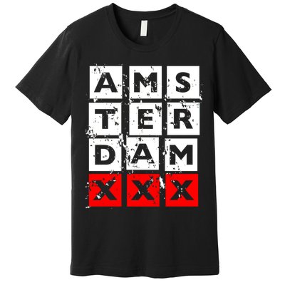 Amsterdam Red Light District Premium T-Shirt