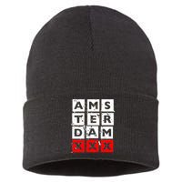 Amsterdam Red Light District Sustainable Knit Beanie