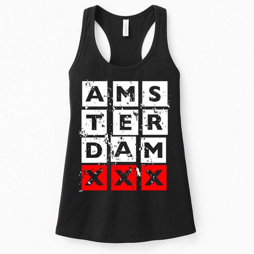 Amsterdam Red Light District Womens Tank Top