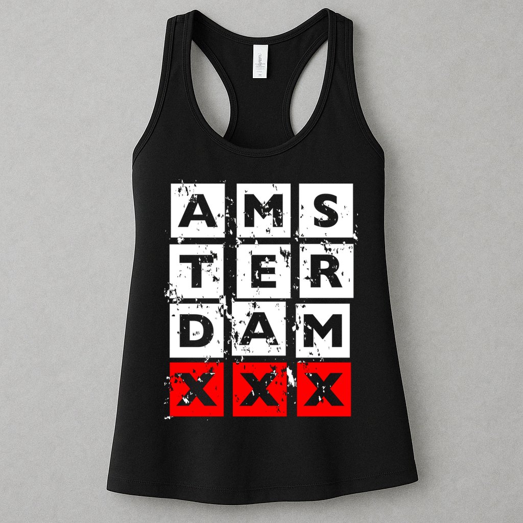 Amsterdam Red Light District Womens Tank Top