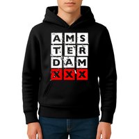Amsterdam Red Light District Kids Hoodie
