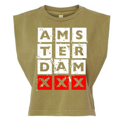 Amsterdam Red Light District Garment-Dyed Women's Muscle Tee