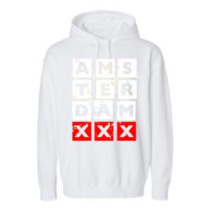 Amsterdam Red Light District Garment-Dyed Fleece Hoodie