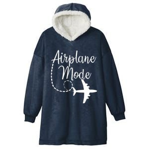 Airplane Mode Traveling Vacation Traveler Adventure Hooded Wearable Blanket