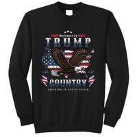 American Made Trump Merchandise Flag Trump 45 47 Trump 2025 Sweatshirt