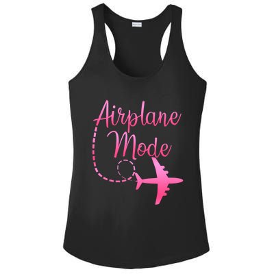 Airplane Mode Traveling Vacation And Meaningful Gift Ladies PosiCharge Competitor Racerback Tank