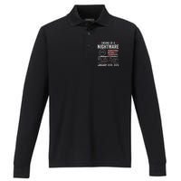 American Made Trump Merchandise Trump Inauguration Day 2025 Performance Long Sleeve Polo