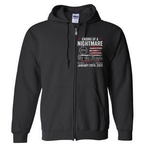 American Made Trump Merchandise Trump Inauguration Day 2025 Full Zip Hoodie