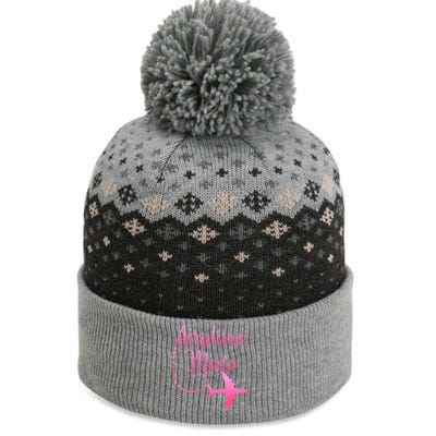 Airplane Mode Traveling Vacation And Gift The Baniff Cuffed Pom Beanie