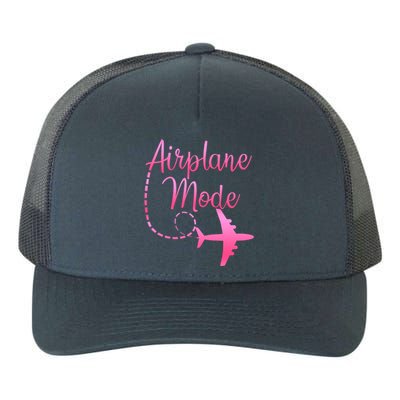 Airplane Mode Traveling Vacation And Gift Yupoong Adult 5-Panel Trucker Hat