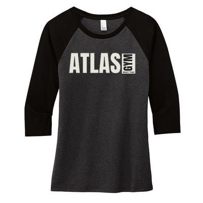 Atlas Muay Thai Women's Tri-Blend 3/4-Sleeve Raglan Shirt