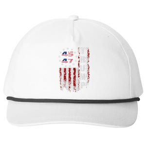 American Made Trump Merchandise Flag Trump 45 47 Snapback Five-Panel Rope Hat