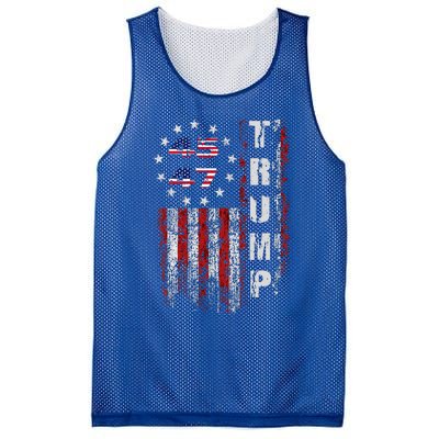 American Made Trump Merchandise Flag Trump 45 47 Mesh Reversible Basketball Jersey Tank