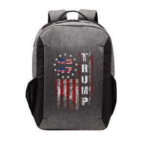 American Made Trump Merchandise Flag Trump 45 47 Vector Backpack