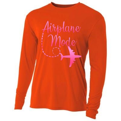 Airplane Mode Traveling Vacation And Gift Cooling Performance Long Sleeve Crew