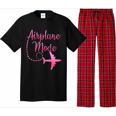 Airplane Mode Traveling Vacation And Gift Pajama Set