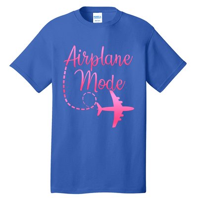 Airplane Mode Traveling Vacation And Gift Tall T-Shirt