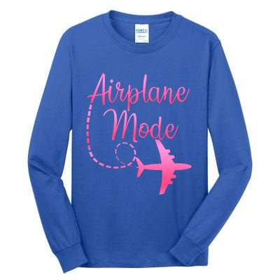 Airplane Mode Traveling Vacation And Gift Tall Long Sleeve T-Shirt