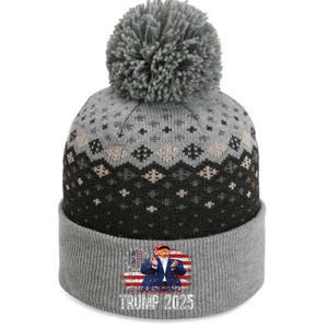 American Made Trump Merchandise Flag Trump 45 47 Trump 2025 The Baniff Cuffed Pom Beanie