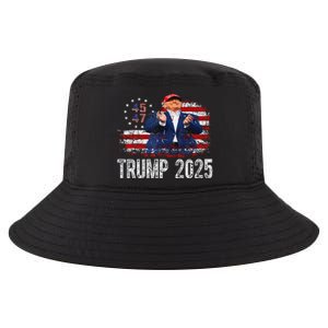 American Made Trump Merchandise Flag Trump 45 47 Trump 2025 Cool Comfort Performance Bucket Hat