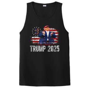 American Made Trump Merchandise Flag Trump 45 47 Trump 2025 PosiCharge Competitor Tank