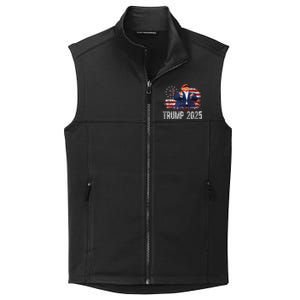 American Made Trump Merchandise Flag Trump 45 47 Trump 2025 Collective Smooth Fleece Vest