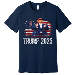 American Made Trump Merchandise Flag Trump 45 47 Trump 2025 Premium T-Shirt