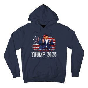 American Made Trump Merchandise Flag Trump 45 47 Trump 2025 Tall Hoodie