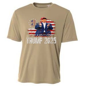 American Made Trump Merchandise Flag Trump 45 47 Trump 2025 Cooling Performance Crew T-Shirt