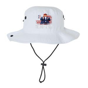 American Made Trump Merchandise Flag Trump 45 47 Trump 2025 Legacy Cool Fit Booney Bucket Hat