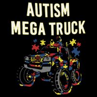 Autism Mega Truck Flatbill Hat