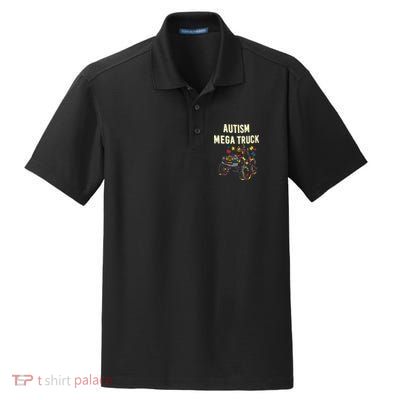 Autism Mega Truck Dry Zone Grid Polo