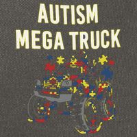 Autism Mega Truck Cotton Canvas Backpack