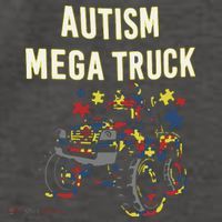 Autism Mega Truck Vector Backpack