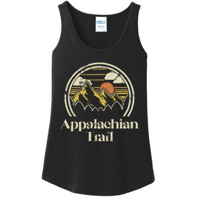 Appalachian Mountains Trail Vintage Hiking Camp Retro Ladies Essential Tank