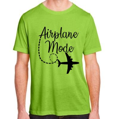 Airplane Mode Traveling Vacation Traveler Adventure Gift Adult ChromaSoft Performance T-Shirt