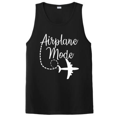 Airplane Mode Traveling Vacation Traveler Adventure Gift PosiCharge Competitor Tank