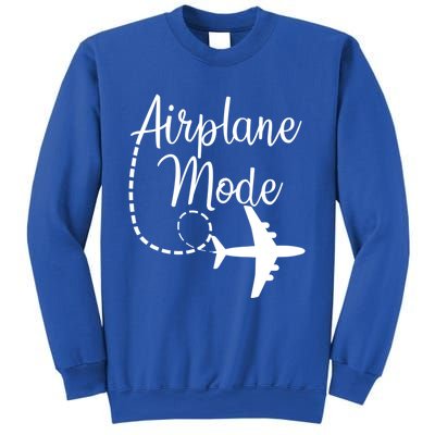 Airplane Mode Traveling Vacation Traveler Adventure Gift Sweatshirt