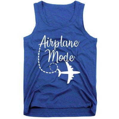 Airplane Mode Traveling Vacation Traveler Adventure Gift Tank Top