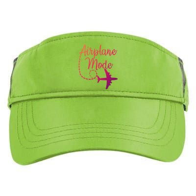 Airplane Mode Traveling Vacation Traveler Adventure Gift Adult Drive Performance Visor