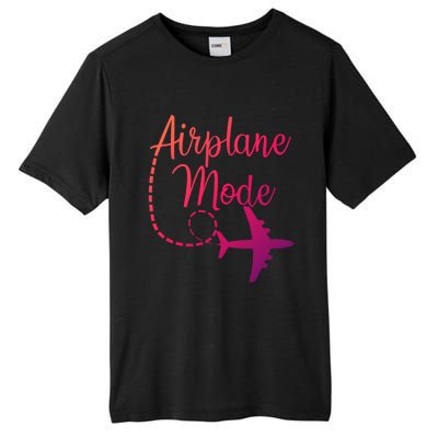 Airplane Mode Traveling Vacation Traveler Adventure Gift Tall Fusion ChromaSoft Performance T-Shirt