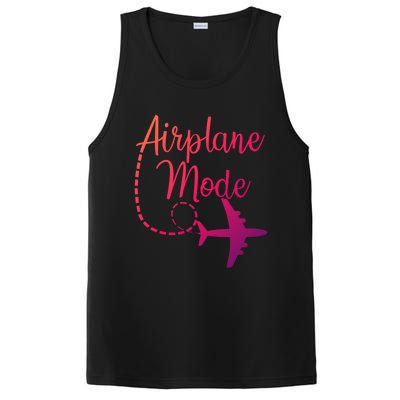 Airplane Mode Traveling Vacation Traveler Adventure Gift PosiCharge Competitor Tank